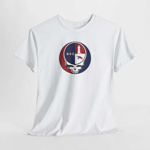 North Carolina "Unofficial" State Flag Stealie Grateful Dead T-Shirt
