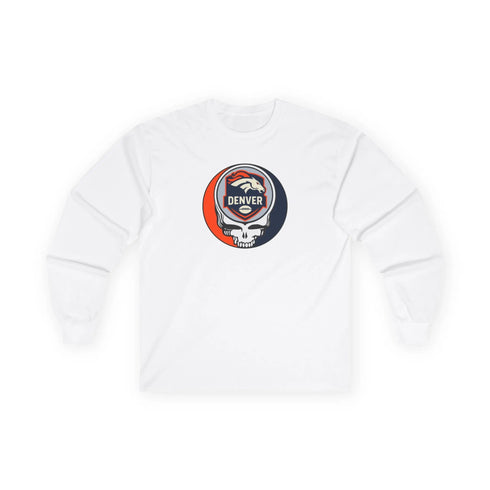 Grateful Dead - Denver Broncos Grateful Dead Long Sleeve Tee - NFL - StealieShop