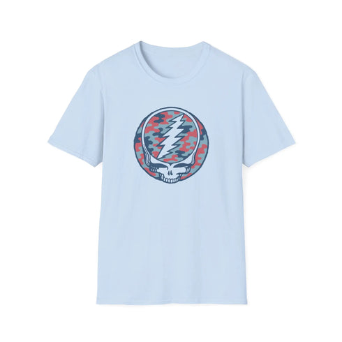 Grateful Dead - Camo Stealie Color Match Vineyard Collection Grateful Dead TShirt - StealieShop