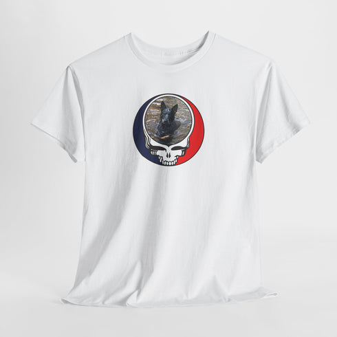 Custom Dog Stealie Unisex Grateful Dead T-Shirt (45)