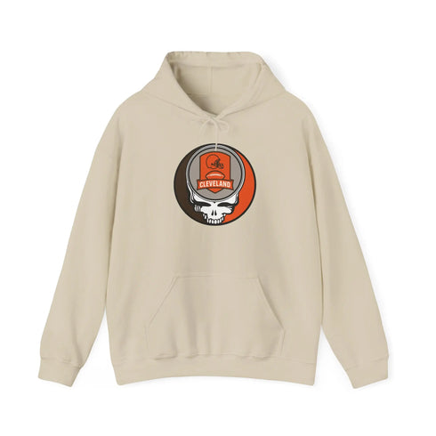 Grateful Dead - Cleveland Browns Stealie Grateful Dead Hooded Sweatshirt - NFL - StealieShop