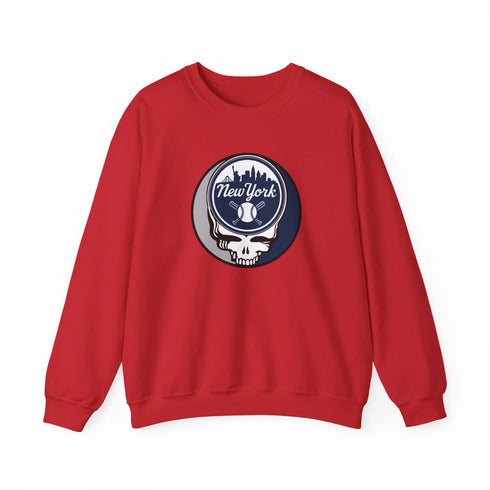 Grateful Dead - New York Yankees Stealie Grateful Dead Crewneck Sweatshirt - MLB - StealieShop