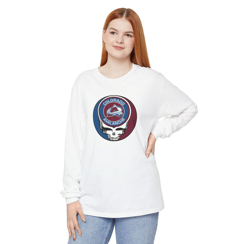 Colorado Avalanche Vineyard Collection Unisex Garment-Dyed Long Sleeve T-Shirt