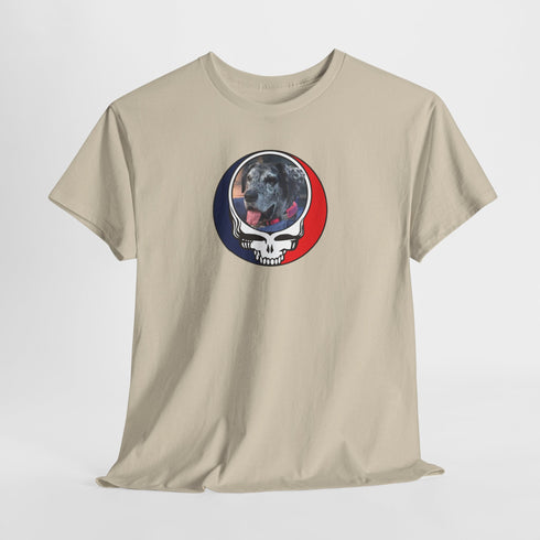 Custom Dog Stealie Unisex Grateful Dead T-Shirt (159)