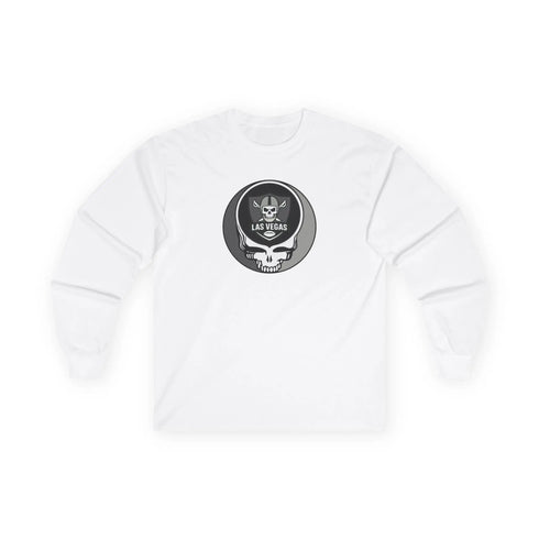 Grateful Dead - Las Vegas Raiders Grateful Dead Long Sleeve Tee - NFL - StealieShop