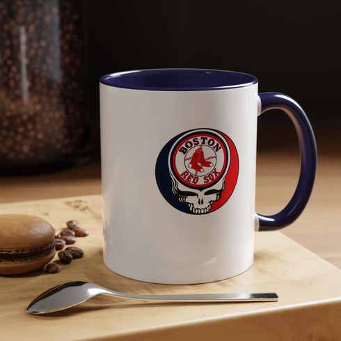 Boston Red Sox Grateful Dead Coffee Mug Printify
