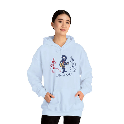 Life is dead. Jerry and His Friends Grateful Dead Unisex Hoodie StealieShop