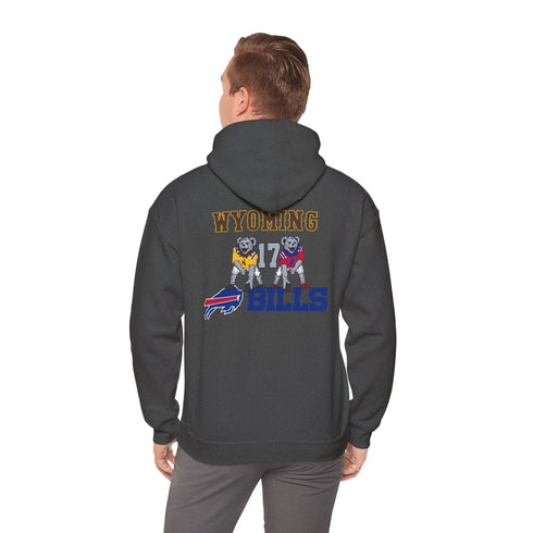 Buffalo Bills x Wyoming Cowboys Dancing Bear Unisex Hoodie StealieShop