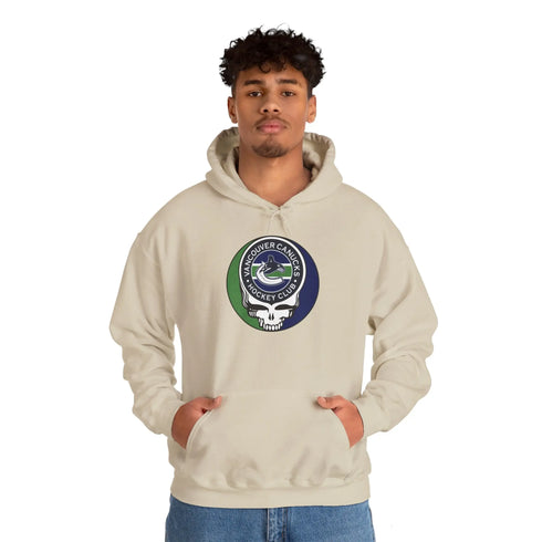 Vancouver Canucks Grateful Dead Unisex Heavy Blend Hoodie StealieShop