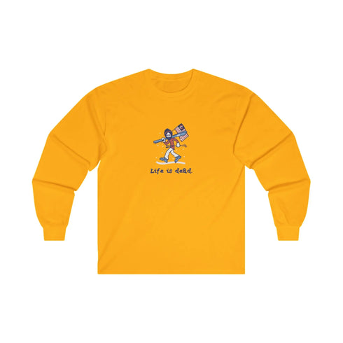 Life is dead. Skier Jerry - Grateful Dead Long Sleeve Tee - StealieShop