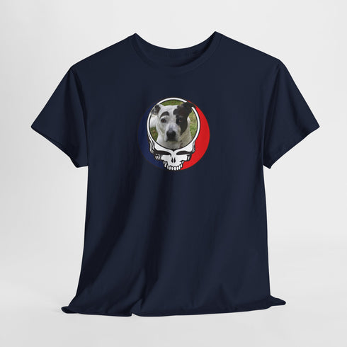Custom Dog Stealie Unisex Grateful Dead T-Shirt (62)