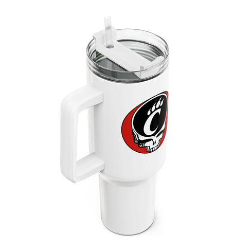 Grateful Dead - University of Cincinnati Stealie "Fat Man" Tumbler, Double Insulated 40oz Travel Mug - StealieShop