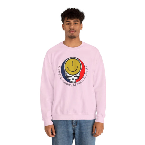 Longmeadow, MA Grateful Dead Stealie Crewneck Sweatshirt StealieShop