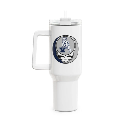 Grateful Dead - Yale University Stealie "Fat Man" Tumbler, Double Insulated 40oz Travel Mug - StealieShop