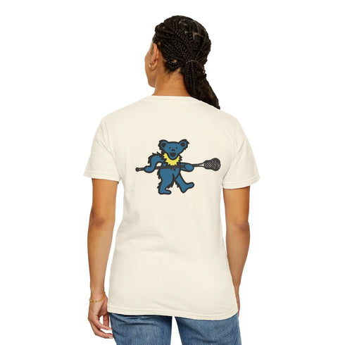 Lax Bear Unisex Garment-Dyed T-shirt - StealieShop