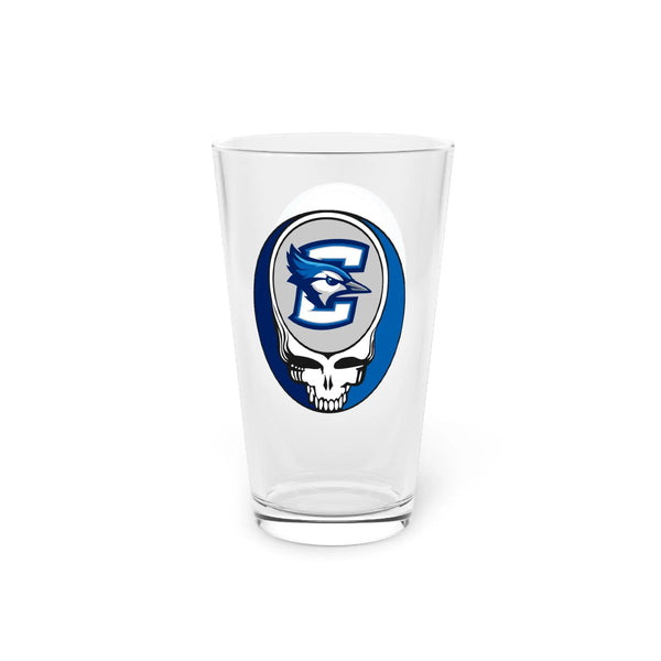 Creighton University Grateful Dead Stealie Pint Glass, 16oz - StealieShop