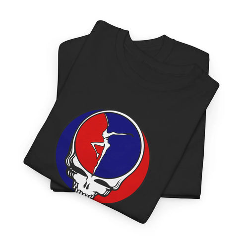 Grateful Dead - Fire Dancer Stealie Unisex Tshirt - StealieShop