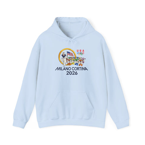 Opening Ceremony" Jerry and The Bears 2026 Milano Cortina Olympics Unisex Heavy Blend Grateful Dead Hoodie