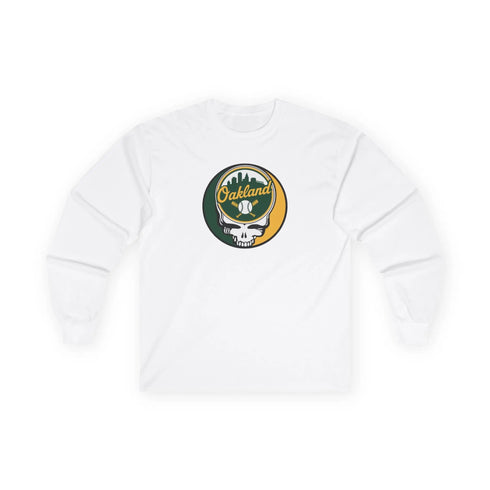 Grateful Dead - Oakland A's Grateful Dead Long Sleeve Tee - MLB - StealieShop