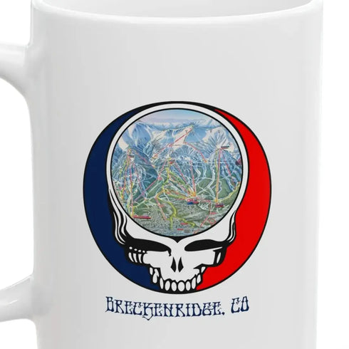 Breckenridge Trail Map Stealie 15oz Ceramic Mug