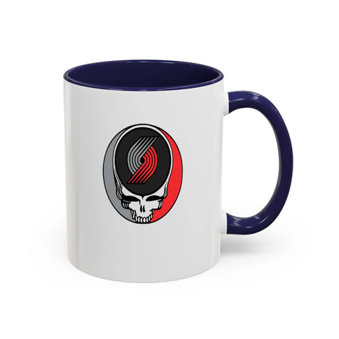 Portland Trailblazers Grateful Dead Stealie Coffee Mug (11oz or 15oz) - NBA - StealieShop