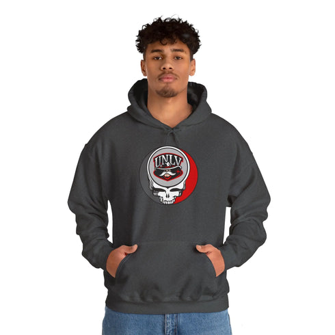 UNLV Grateful Dead Unisex Heavy Blend Hoodie - Hooded Sweatshirt - StealieShop