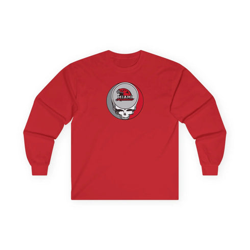 Miami University of Ohio Grateful Dead Long Sleeve Tee StealieShop