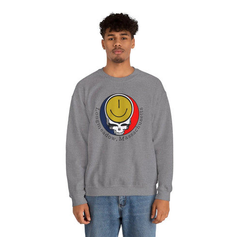 Longmeadow, MA Grateful Dead Stealie Crewneck Sweatshirt StealieShop