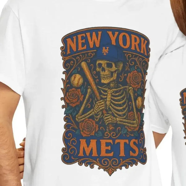 Grateful Dead - New York Mets Retro Poster Art T-shirt - StealieShop