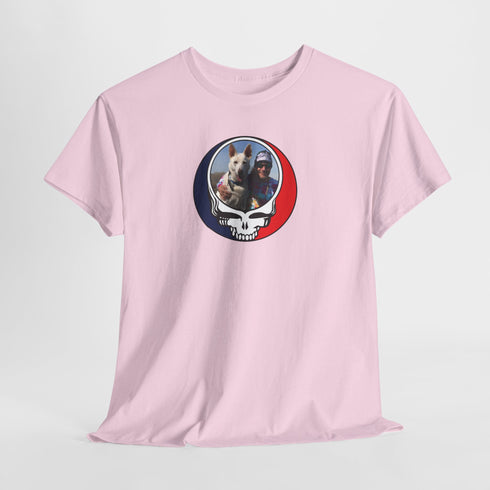 Custom Dog Stealie Grateful Dead T-Shirt