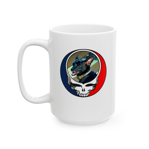 Custom Dog 15oz Ceramic Mug (82)