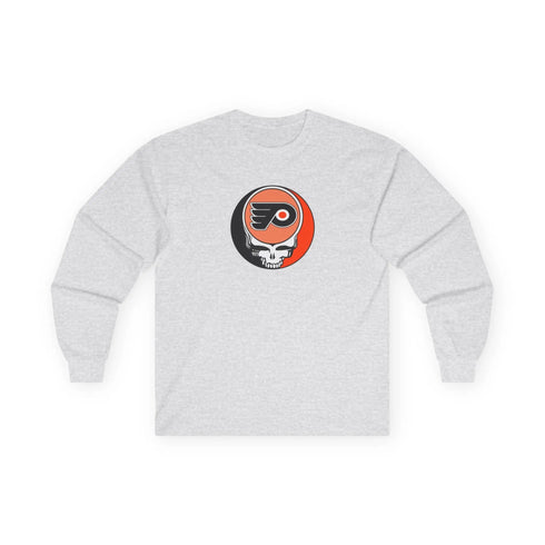Phildelphia Flyers Grateful Dead Long Sleeve Tee StealieShop