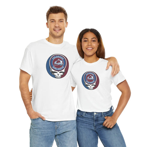 Colorado Avalanche Grateful Dead Steal Your Face T-Shirt Printify