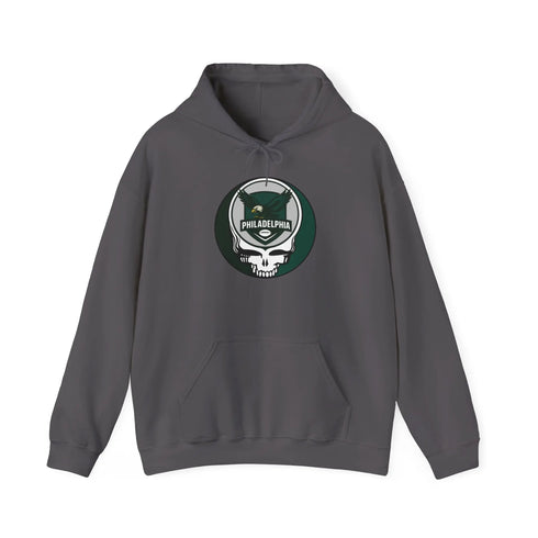 Grateful Dead - Philadelphia Eagles Stealie Grateful Dead Hoodie Sweatshirt - NFL - StealieShop
