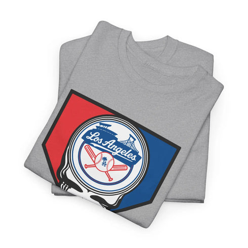 Grateful Dead - Home Run Collection: Los Angeles Edition Grateful Dead Steal Your Face T-Shirt - MLB - StealieShop
