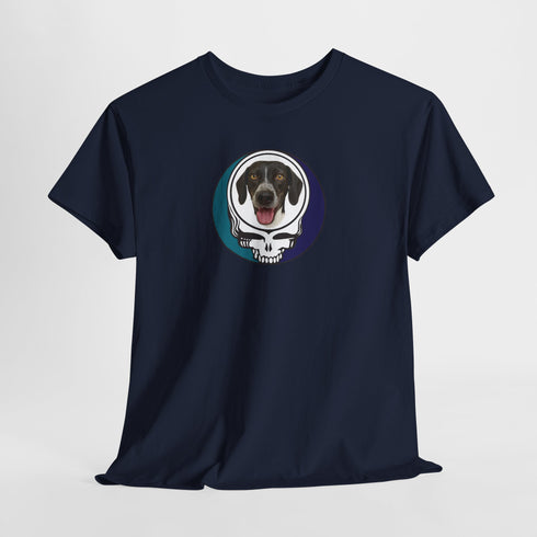 Custom Dog Stealie Unisex Grateful Dead T-Shirt (53)