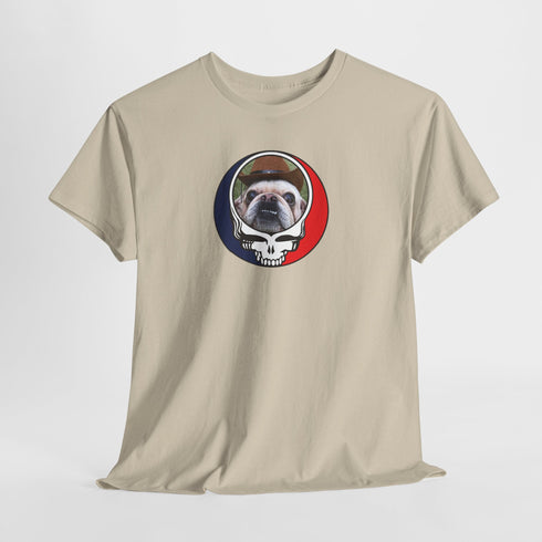 Custom Dog Stealie Unisex Grateful Dead T-Shirt (110)