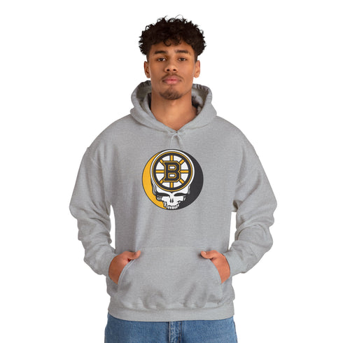 Boston Bruins Logo Stealie Grateful Dead Hoodie