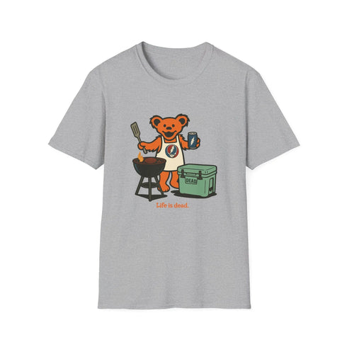 Grateful Dead - Grillin' Bear - Life is dead. Grateful Dead TShirt - StealieShop