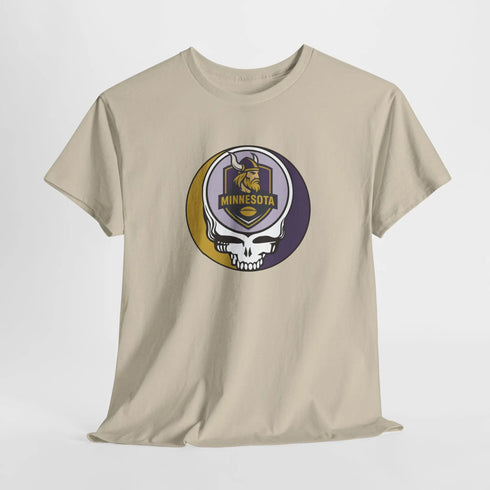 Grateful Dead - Minnesota Vikings Stealie Unisex Grateful Dead Cotton Tee - StealieShop