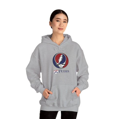 University of Pennsylvania Grateful Dead Unisex Heavy Blend Hoodie StealieShop