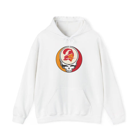 Grateful Dead - Tampa Bay Bucaneers Stealie Grateful Dead Hooded Sweatshirt - NFL - StealieShop
