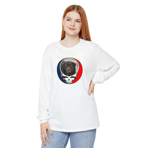 Custom Dog Garment-Dyed Long Sleeve T-Shirt (72)
