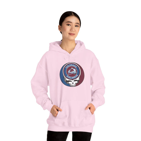 Colorado Avalanche Grateful Dead Unisex Heavy Blend Hoodie - StealieShop