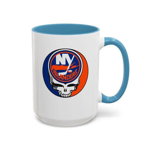 New York Islanders Grateful Dead Stealie Coffee Mug (11oz or 15oz) - StealieShop