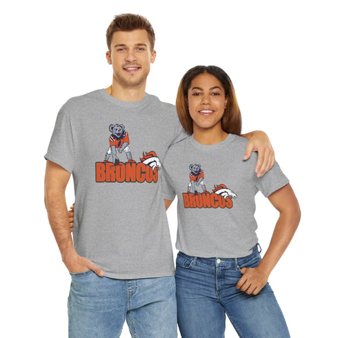 Denver Broncos Dancing Bear Grateful Dead T-Shirt - NFL StealieShop