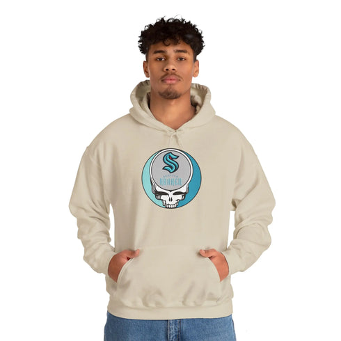 Seattle Kraken Grateful Dead Unisex Heavy Blend Hoodie StealieShop