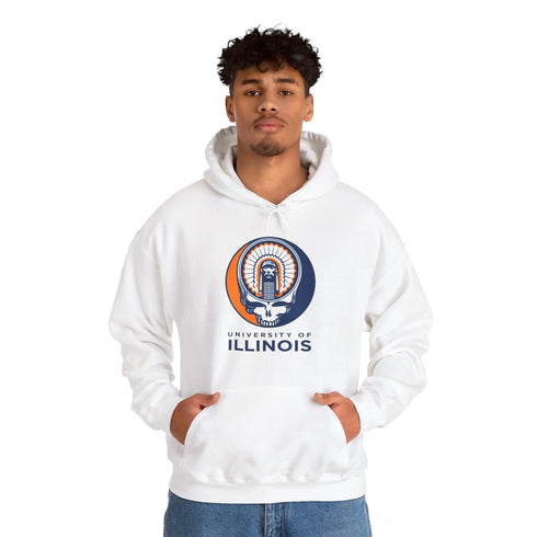Grateful Dead - Chief Illiniwek Unisex Heavy Blend Hoodie - StealieShop