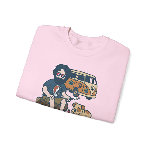 Grateful Dead - Jerry and Frank are Camping | Life is dead. Crewneck Sweatshirt - StealieShop