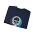 Grateful Dead - Carolina Panthers Stealie Grateful Dead Crewneck Sweatshirt - NFL - StealieShop